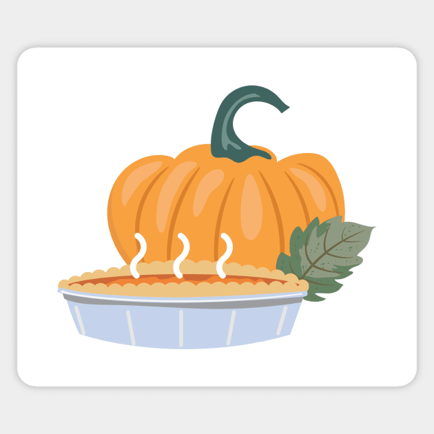 Pumpkin Pie Sticker by SWON Design